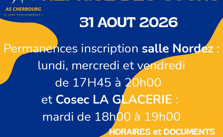 DEBUT DES COURS 2026-2027